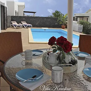 Casa Karoline With A Sunny Terrace, Heated Pool, Comfort And Privacy In A Quiet Neighborhood Playa Blanca (Lanzarote)
